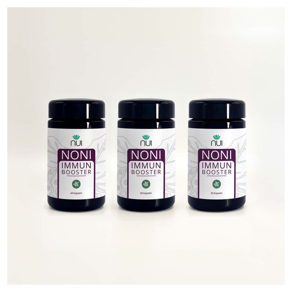 NUI NONI Immunbooster, 3er-Pack (3× 60 Kapseln) 60 St
