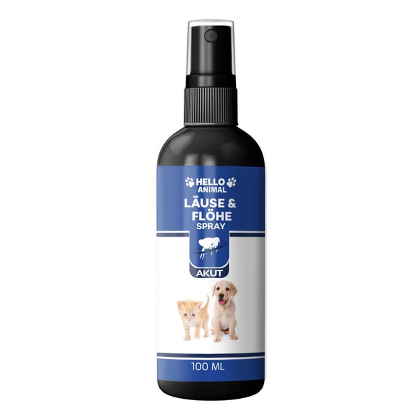 Hello Animal® Läuse & Flöhe Spray für Hund & Katze 100 ml
