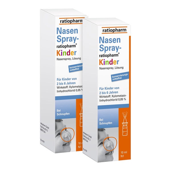 Nasenspray ratiopharm Kinder oK 2X10 ml