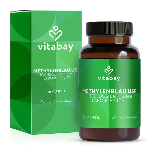 Vitabay Methylenblau USP 20 mg - Hochdosiert 60 St