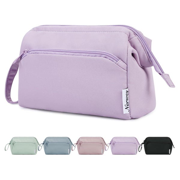 Kulturtasche Damen Kosmetiktasche Schminktasche Reise A-lila 1 St