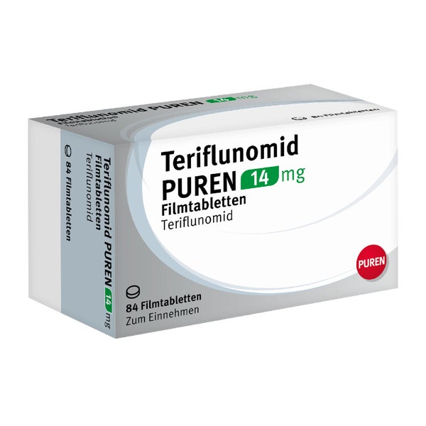 Teriflunomid Puren 14 Mg Filmtabletten 84 St