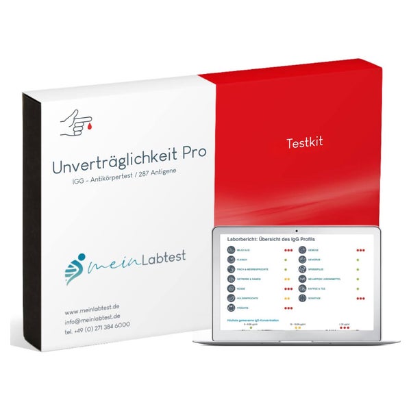 Meinlabtest Lebensmittelunverträglichkeitstest Pro 1 St