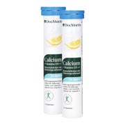 Produktabbildung: DocMorris Calcium Brausetabletten Duo 2X14 St