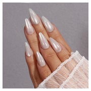 Press On Nägel Cat Eye Glitzer Kleber Mandel Acryl Set 30 We 1 St