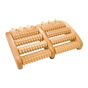 Croll & Denecke Massageroller Fußroller aus Holz mit 2x5 Rollen 1 St