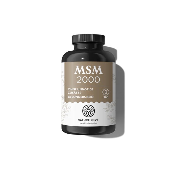 MSM mit Vitamin C 365 Tabletten Nature Love  St