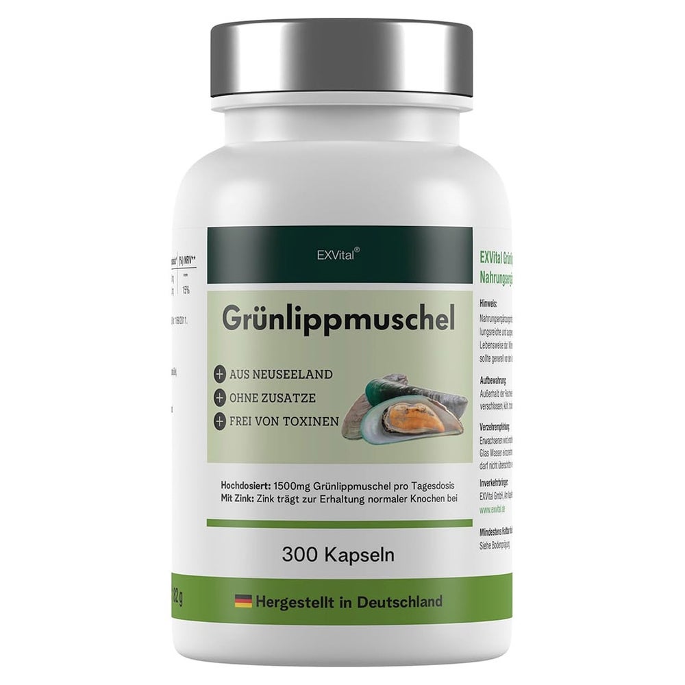 EXVital® Grünlippmuschel Kapseln hochdosiert 180 g