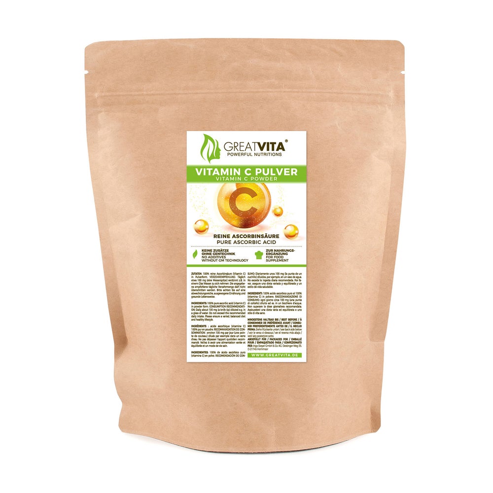 GreatVita Vitamin C Pulver 800 g