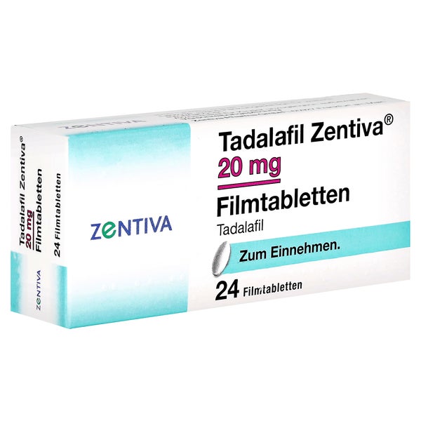 Tadalafil Zentiva 20 Mg Filmtabletten 24 St