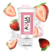 Aqua Travel - Wasserbasis-Gleitgel mit Erdbeergeschmack 50 ml