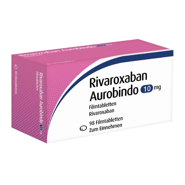 Rivaroxaban Aurobindo 10 Mg Filmtabletten 98 St