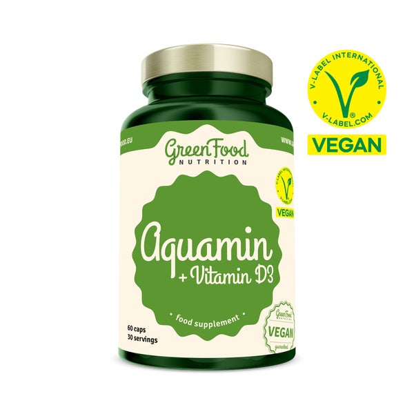 GreenFood Nutrition Aquamin + Vitamin D3 60 St