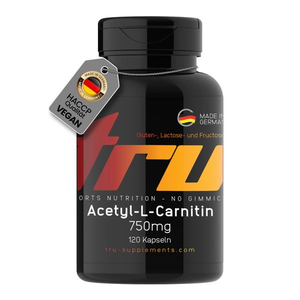 Tru Acetyl-L-Carnitin 750mg 120 St