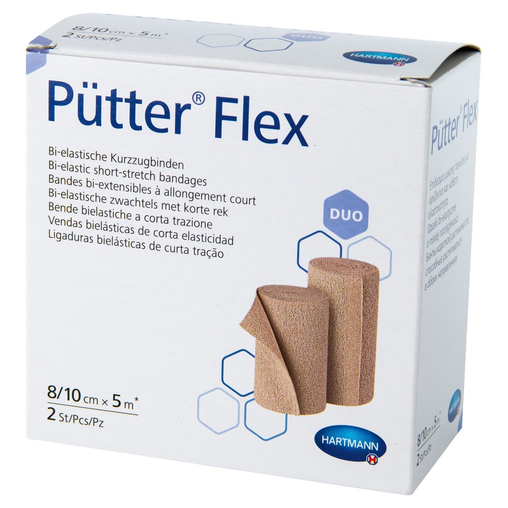 PÜtter Flex Duo Binde 8/10 Cmx5 M 2 St