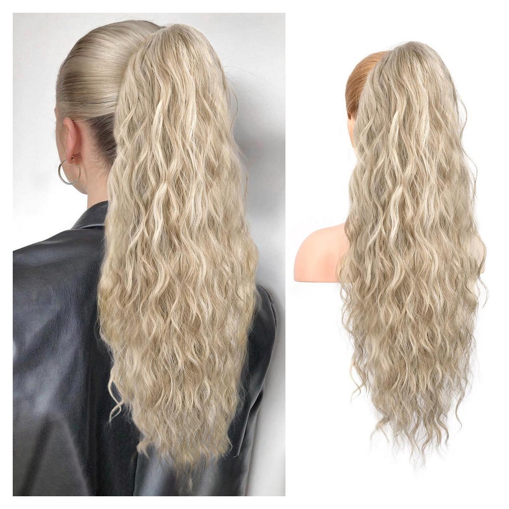 Pferdeschwanz Haarteil Haarverlängerung Mittelblond mit High 1 St