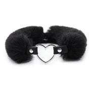 Fur Collar schwarz 1 St