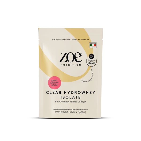 zoe Clear Hydrowhey, 25 g, Summer Raspberry 25 g