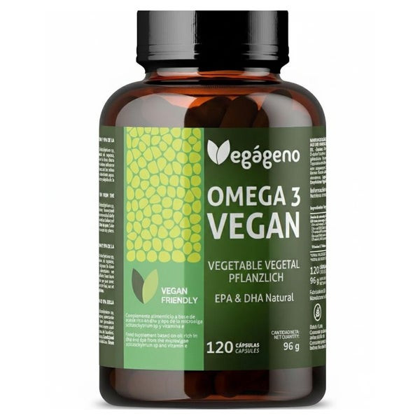 VEGÁGENO Veganes OMEGA 3 aus Algenöl Gelkapseln 120 St