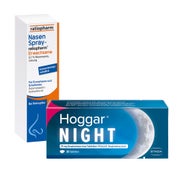 Produktabbildung: Nasenspray ratiopharm Erw + Hoggar Night 1 Set