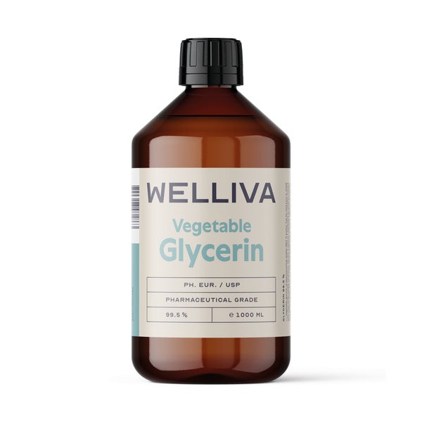 WELLIVA Glycerin 99,5 % Pharmaqualität GMO-frei 1000 ml