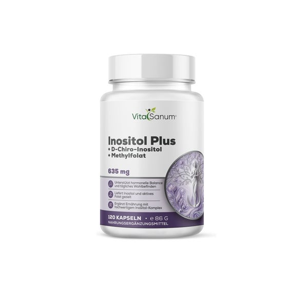 VitaSanum® Inositol Plus – 2542 mg Tagesportion – 120 Kapseln 120 St