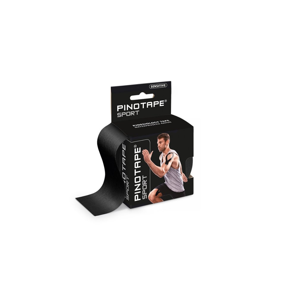 Pinotape Sport Sensitive Kinesiologie Tape Light Black 5 cm x 5 m 5 m