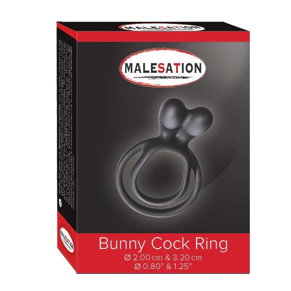 MALESATION - Bunny Cock Ring (Ø 2,00 cm & 3,20 cm) 1 St