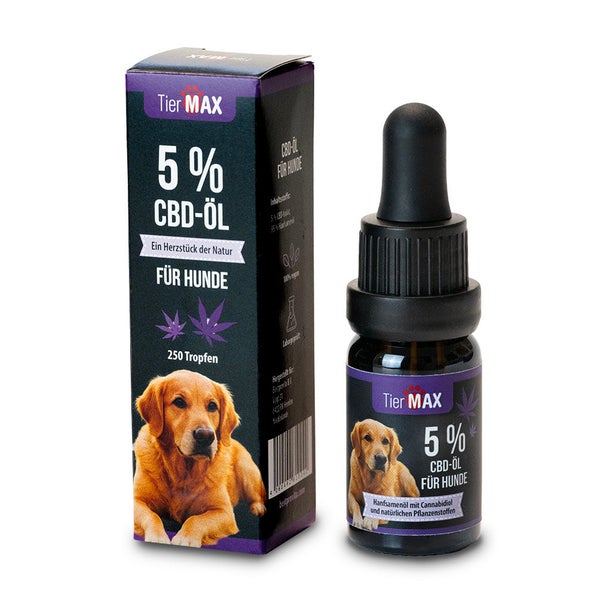 Tiermax CBD-Öl 5% für Hunde 10 ml