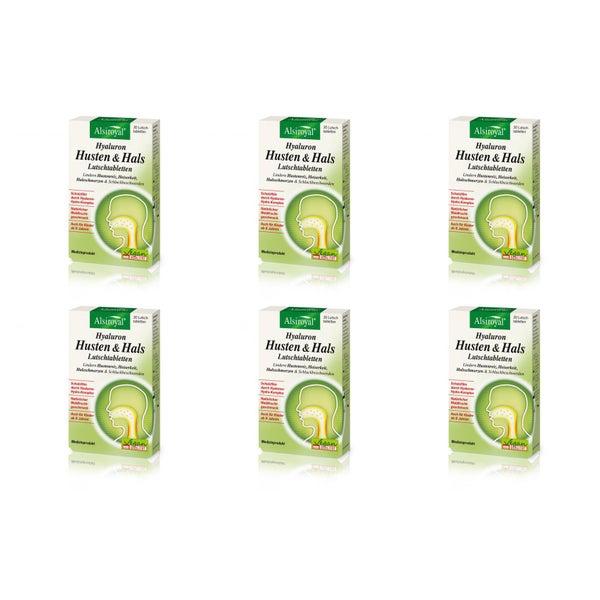 Alsiroyal Hyaluron Hustenreiz Lutschtabletten Stk 180 g