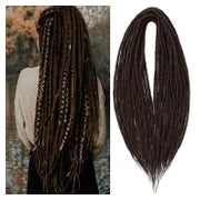 Dreadlocks Extensions 24 Inch Crochet Goddess Locs Double-en 1 St