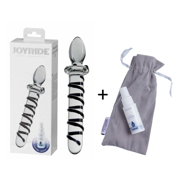 JOYRIDE - GlassiX Set - Hand gefertigter Glas-Dildo