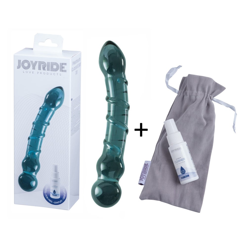JOYRIDE - GlassiX Set - Hand gefertigter Glas-Dildo