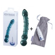 JOYRIDE - GlassiX Set - Hand gefertigter Glas-Dildo