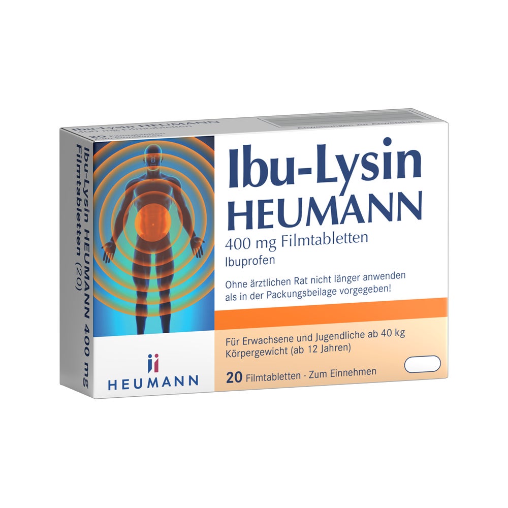 Ibu-lysin Heumann 400 Mg Filmtabletten 20 St