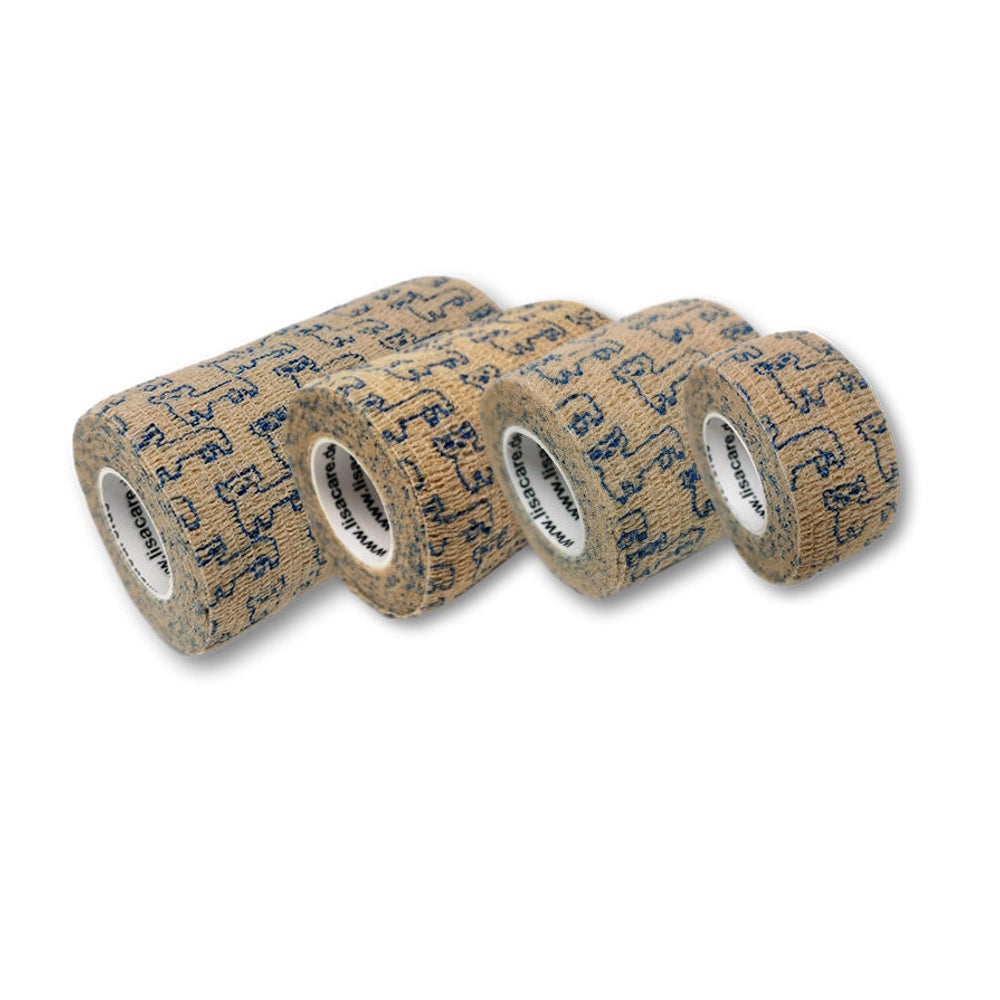 LisaCare Kohäsive Bandagen 2,5-10cm - Alpaka Beige 4 St
