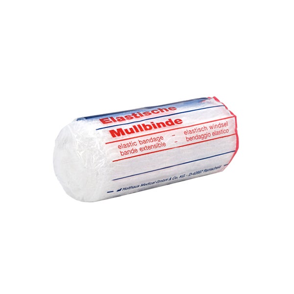 Holthaus Medical YPSIFLEX elastische Mullbinde 4 m, einzeln verpackt - 1 Packung = in Folie und Schachtel, Maße: 10 cm x 4 m 1.0 St