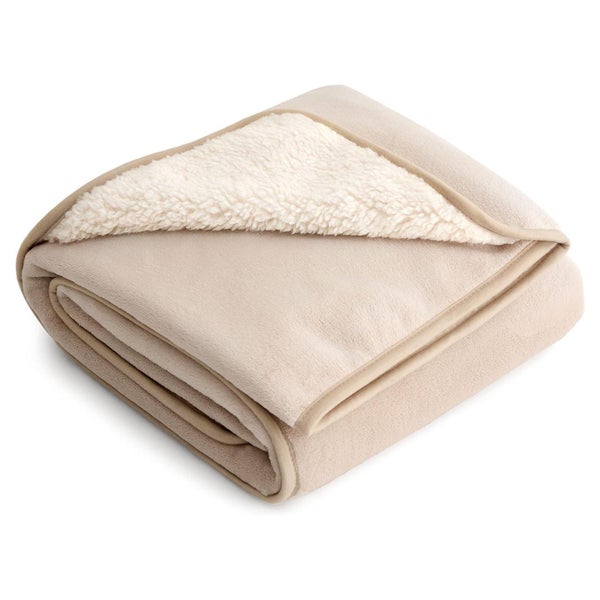 Lesure wasserdichte Hundedecke L (100x120cm) Sherpa Fleece, Sofaschutz, waschbar