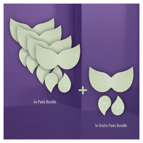4+1 Pads Bundle als Jahresvorrat 1 Set