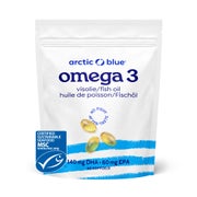 Produktabbildung: Arctic Blue Omega-3 Fischöl DHA & EPA – 60 kleine Kapseln 60 St