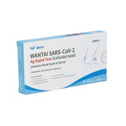 10x WANTAI SARS-CoV-2 Ag Schnelltest (Kolloidales Gold) AT1265/21 + 1x FFP2 Maske