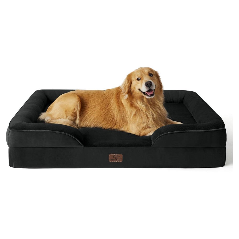 Hundebett orthopädisches Kistenschaum L 122 x B 89 x H 20 cm 1 St