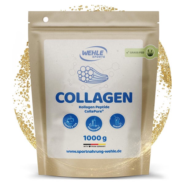 Kollagen Pulver Typ I, II & III 1 kg - Wehle 1000 g
