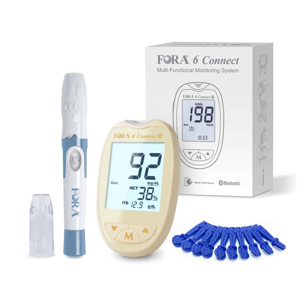 FORA 6 Connect 6-in-1 Starter-Kit - Special Edition - mg/dl 1 St