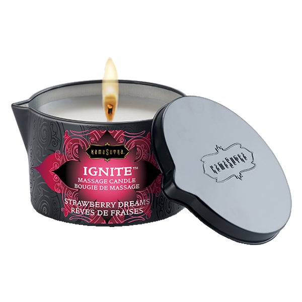 Massagekerze Ignite Strawberry Dreams, Erdbeerduft, 170g (0.17 kg) 170 g