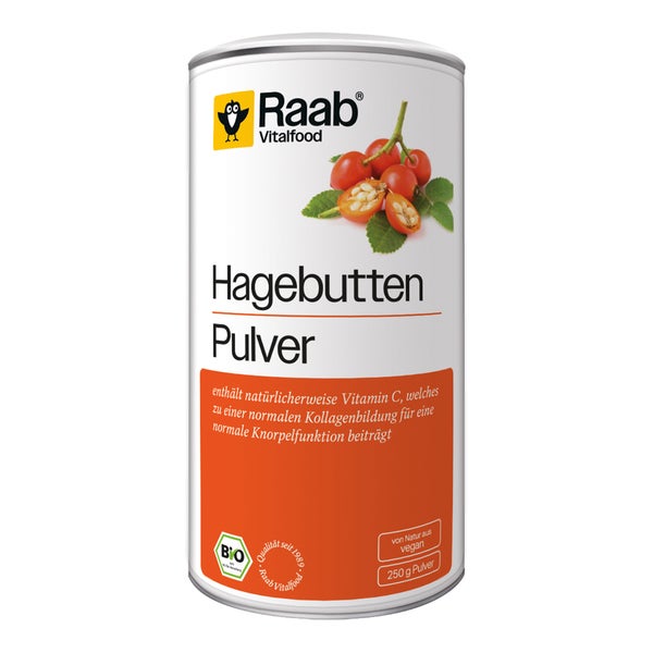 Raab Vitalfood® Bio Hagebutten Pulver 250 g