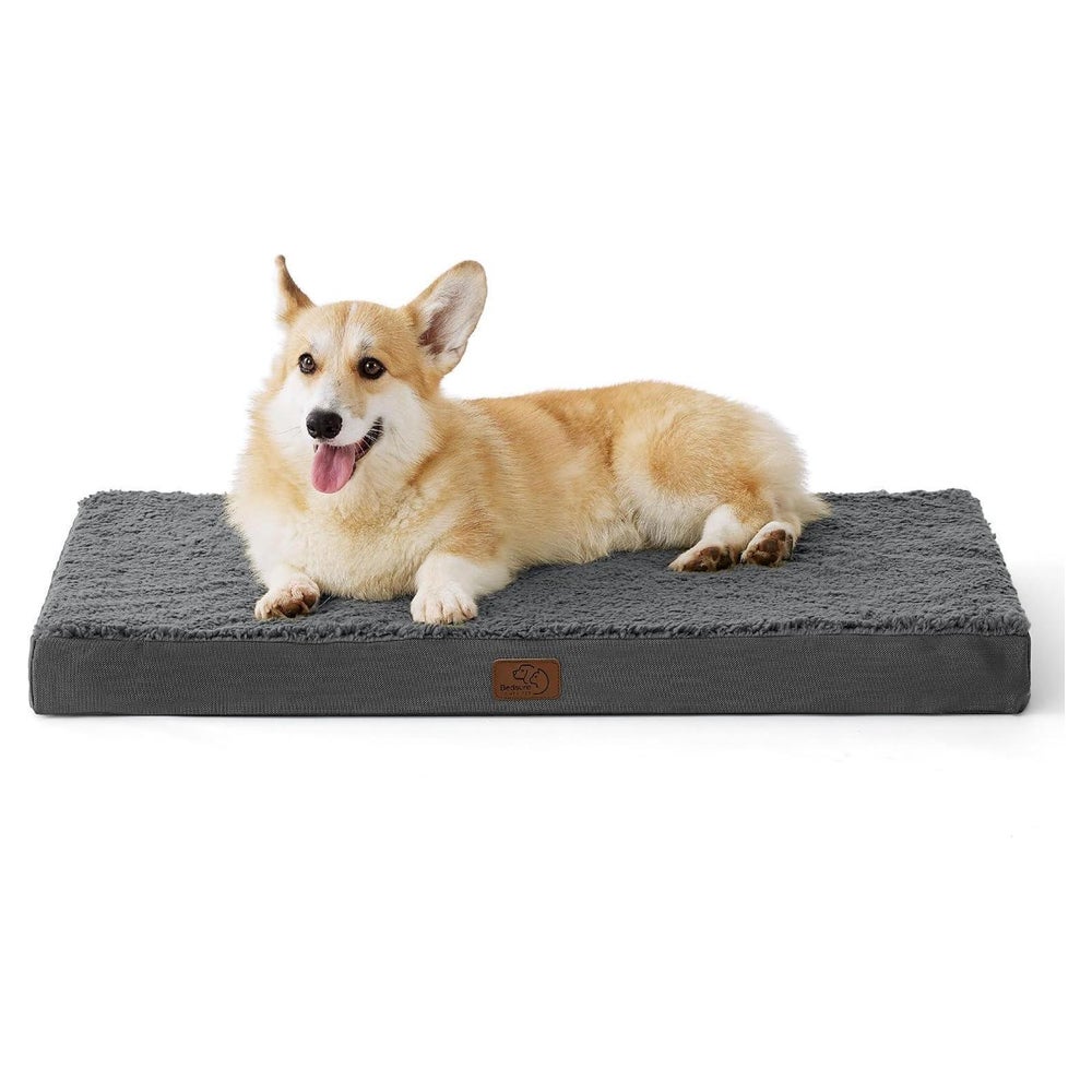 Hundebett orthopädisch 89x56cm L 89 x B 56 x H 8 cm Dunkelgr 1 St