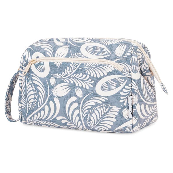 Kulturtasche Damen Kosmetiktasche Makeuptasche Reise Z-blaue 1 St