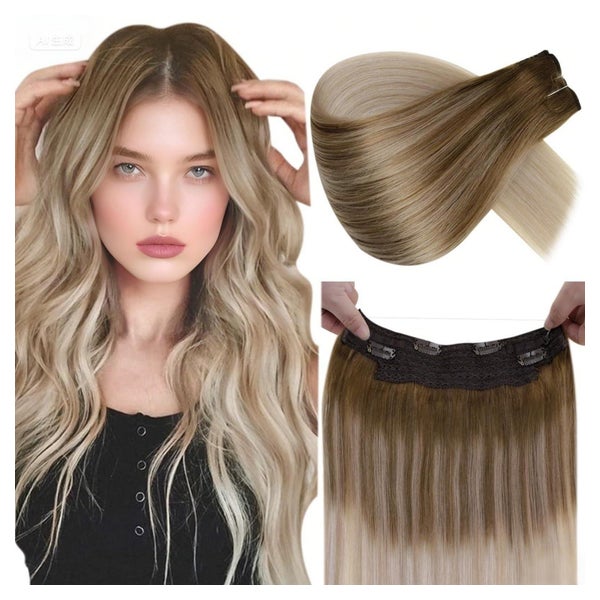 Extensions Echthaar Invisible Balayage Blonde 80g 35 cm-w 1- 1 St