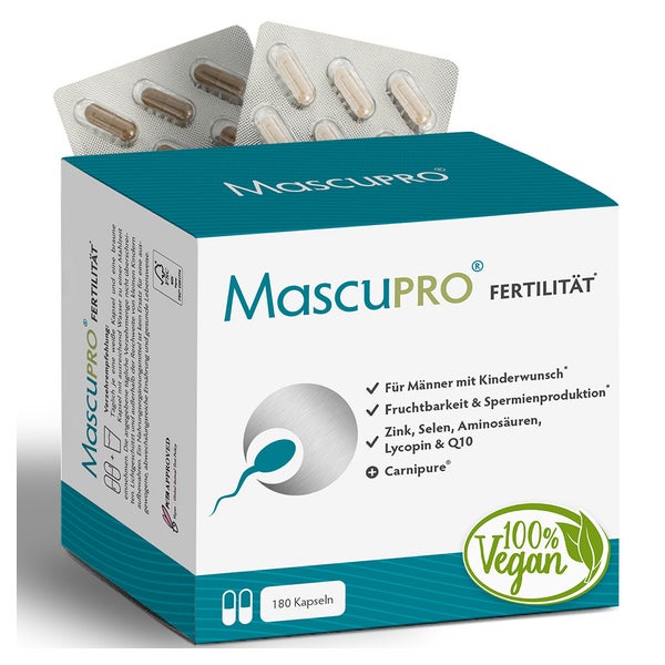 MascuPRO Fertilität Kinderwunsch & Fruchtbarkeit 180 St
